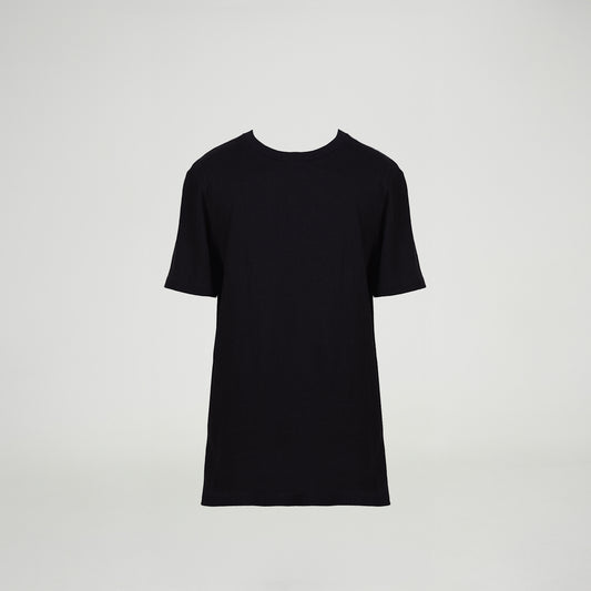 Structured Black T-Shirt